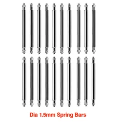 Spring Bar Strap Link Pins, 1.5mm Diameter, Pack of 10/20 PCS for 18mm (20PCS)