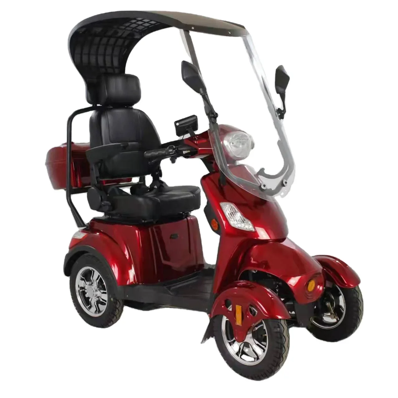 Vendita Calda Triciclo Elettrico 500W Trike A Quattro Ruote Ce Con Per Trasporto Passeggeri E Merci Per Adulti