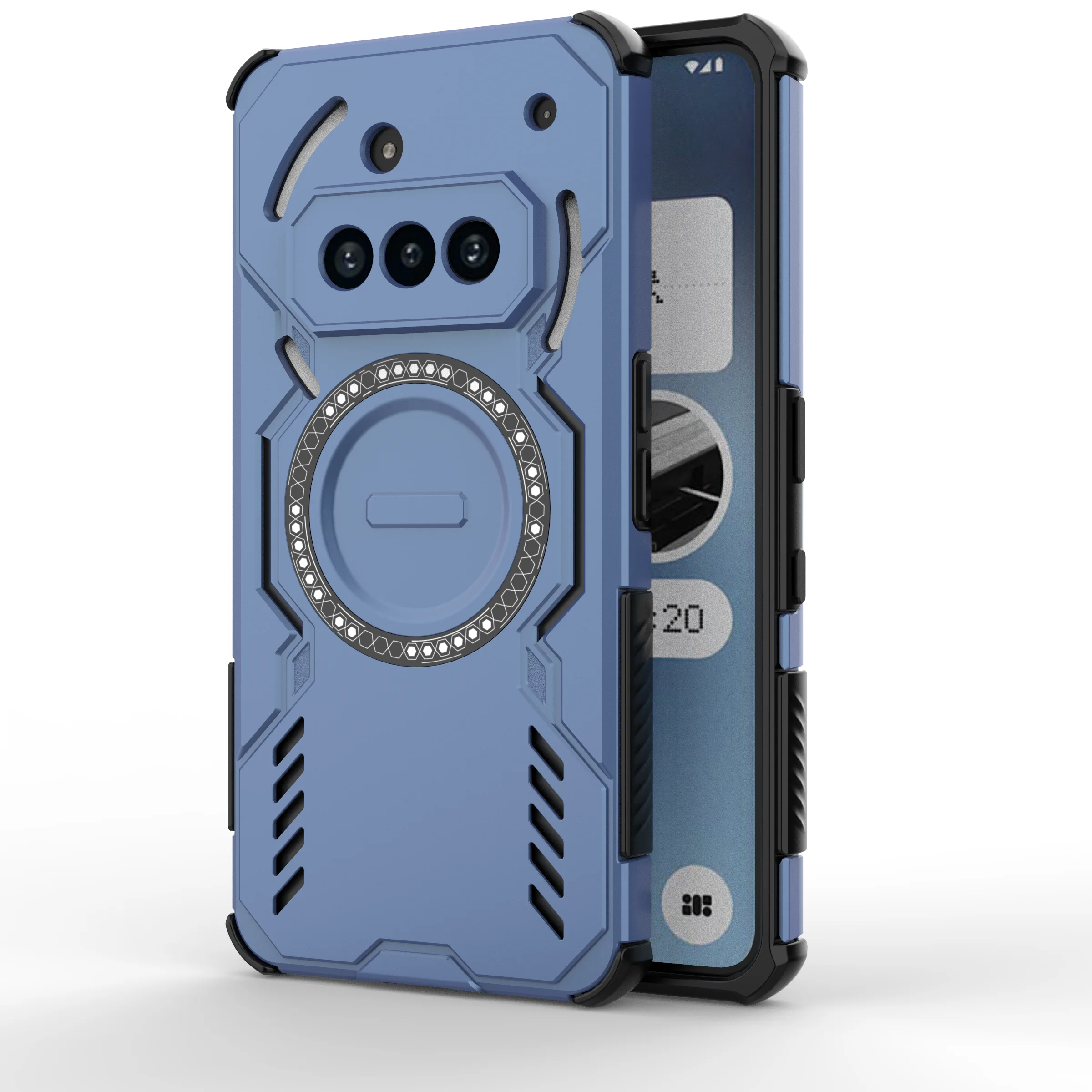 Sleek Heat Dissipation Magnetic Shockproof Case with Matte Finish
