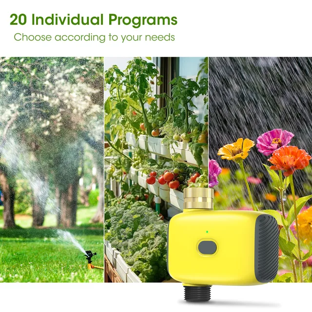 Tuya Smart Zigbee Watering Timer Automatic Drip Irrigation Controller Smart Water Valve Garden Automatic Watering System 6