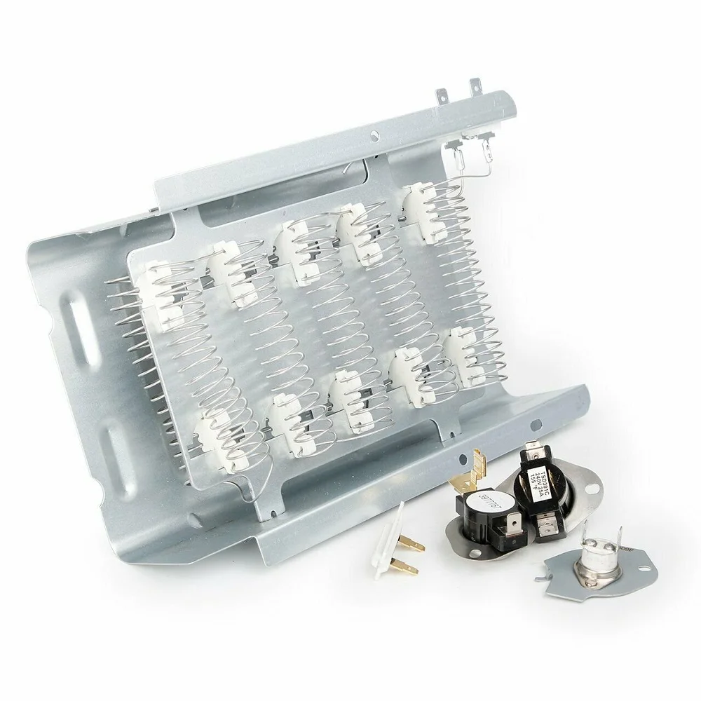 279838 Elemento Riscaldante Essiccatore Per Whirlpool Kenmore 3392519 3977393 Fusibile Termico E 3387134 3977767 Termostato Essiccatore Ap309425