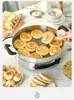 220V Stainless Steel Electric Pancake Machine Pizza Electric Frying Baking Pan Household Crepe Maker 6