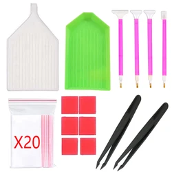 Diamond Painting Tool Set with Embroidery Storage Box and Versatile Painting Pens (34pcs)