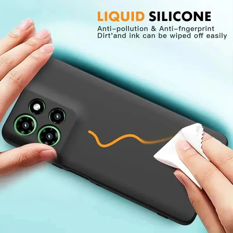Flexible Liquid Silicone TPU Protective Back Cover Phone Case