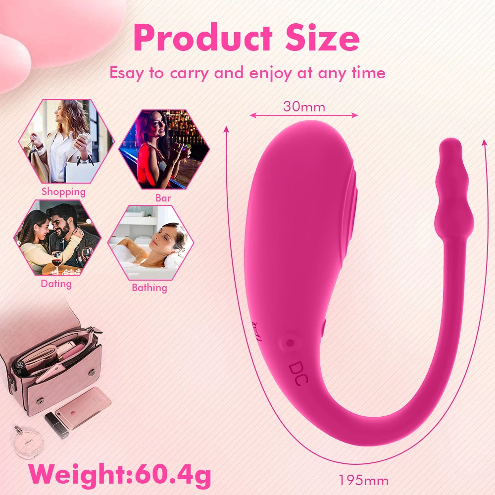 Wireless Bluetooth G Spot Realistic Dildo Vibrator for Women APP Remote Wear Vibrating Egg Clit Female Vibrating Panties Sex Toy