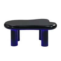 Table à thé unique de style nordique avec éclairage LED 16 couleurs, table simple et moderne, petite table pour salon, accessoires ménagers 5