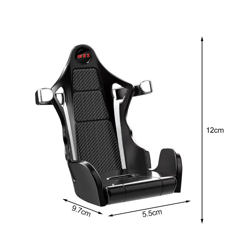 유니버설 차량용 핸드폰 거치대 중력식 휴대폰 스탠드 GPS 지원 엠블럼 (폭스바겐 GTI 제타 MK5 골프 파사트 OEM 3B7 601 171 호환)