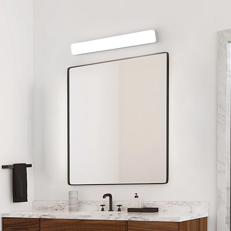 Modern LED Wall Lamp 40/20cm 18W 13W Mirror Light Bathroom Toilet Lamps White Long Strip Fixture Home Decor Led Lighting AC 220V wall light,led wall lamp,led light