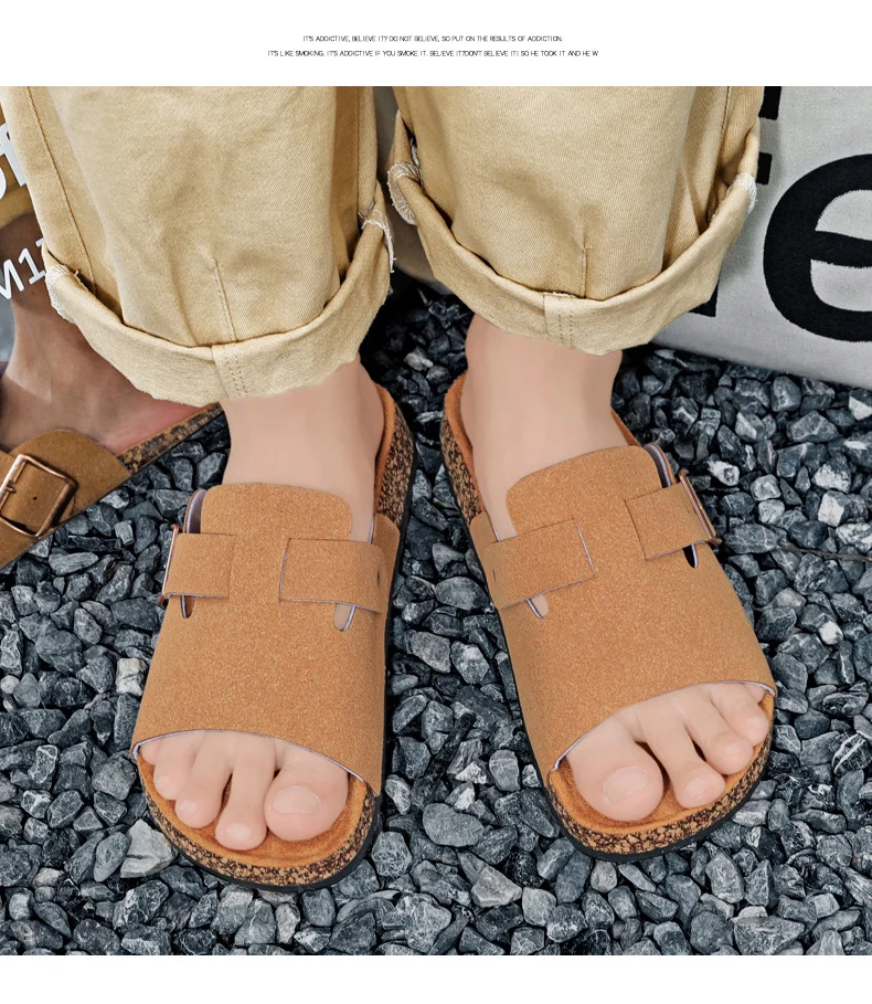 Sommer männer Hausschuhe Schuhe Retro Schnalle Casual Strand Turnschuhe Outdoor Indoor Romen Sandalen Für Frauen Lage Größe 39-46 – Detail 6