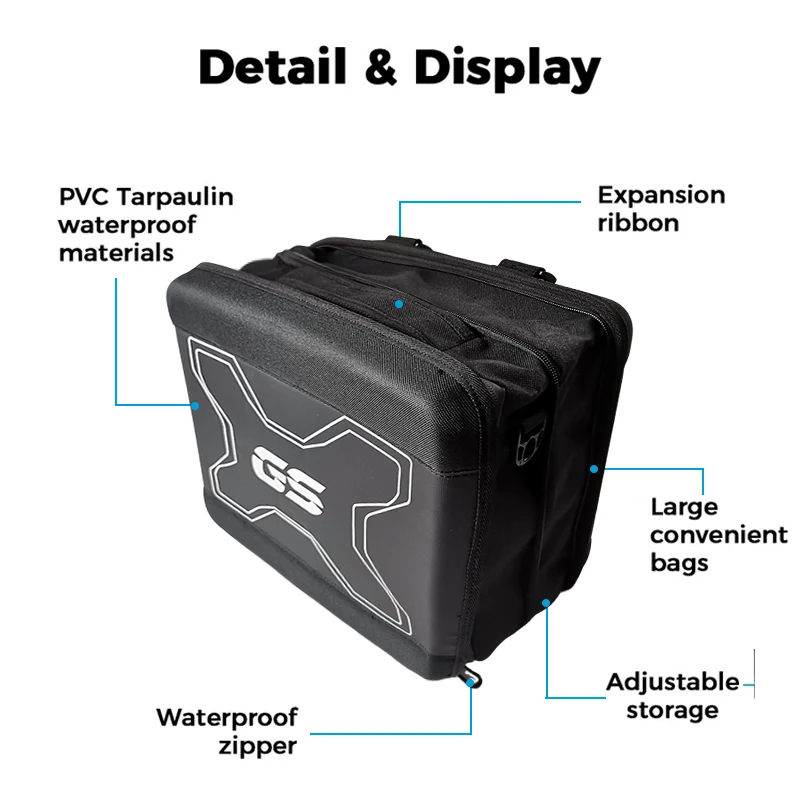 Vario Case Inner Bags For BMW R1250GS LC ADV R1200GS F750GS F850GS 2013- Motorcycle Toolbox Bag Rear Seat Luggage Saddlebag