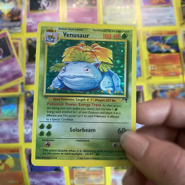 54Pcs/1Box 1996 Years Flash Card Pokemon Game Charizard Pikachu Mewtwo Gx Vmax English Shining Game Collection Cards Kids Toy 6