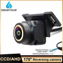 SMARTOUR – caméra de recul CCD AHD 25HZ, lentille Fisheye 170 degrés Starlight, Vision nocturne, pour véhicule, universelle pour voiture