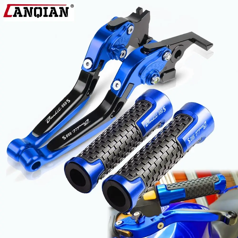 

Motorcycle Accessories CNC Adjustable Folding Extendable Brake Clutch Levers Handle Bar Grips For HONDA BANDIT 650S 650 S 2015