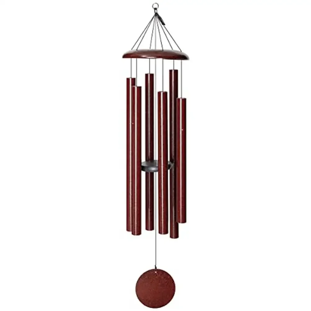 56" Ruby Splash Aluminum Wind Chime Patio Backyard Outdoor Decor Made in the USA Durable Pentatonic Scale G Perfect Gift