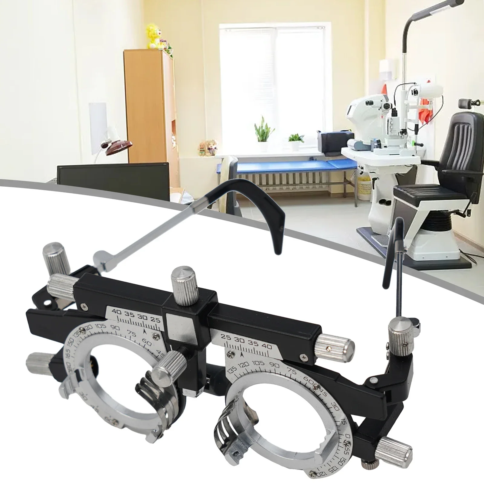 1pc Optometry Optician Trial Lens Adjustable Trial Frame Optical Frame Eye Test Tool Part Optician Optical Instruments Lense