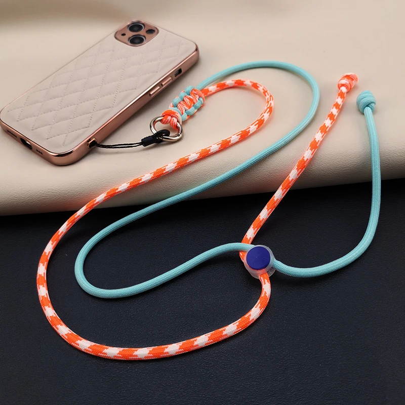 Long Crossbody Mobile Phone Lanyard Can Be Hung The Neck Handmade Lanyard Retractable Shoulder Phone Case Universal Belt Clip
