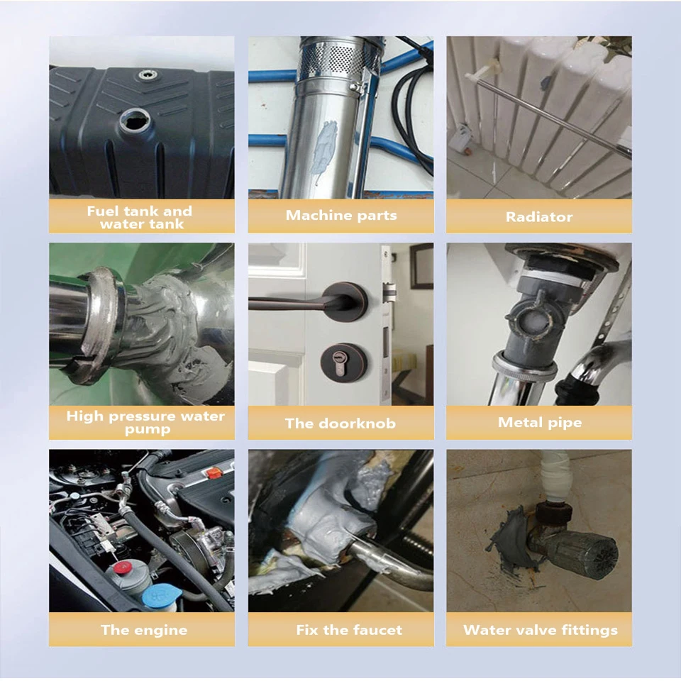 High-Strength Heat-Resistant Cold Welding Metal Repair Adhesive