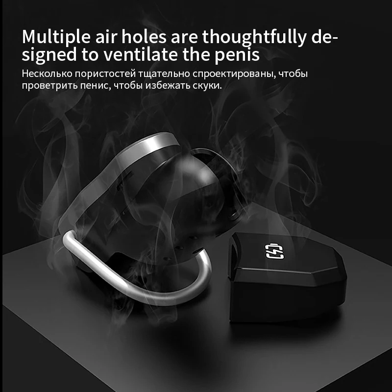 Men's CB Remote Control Electric Chastity Cage Smart App 2.0 Penis Lock SM Adult Conditioning Abstinence Restriction Toys