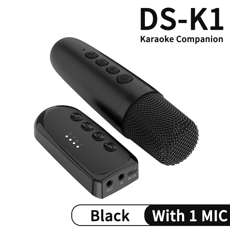 Black With 1 MIC