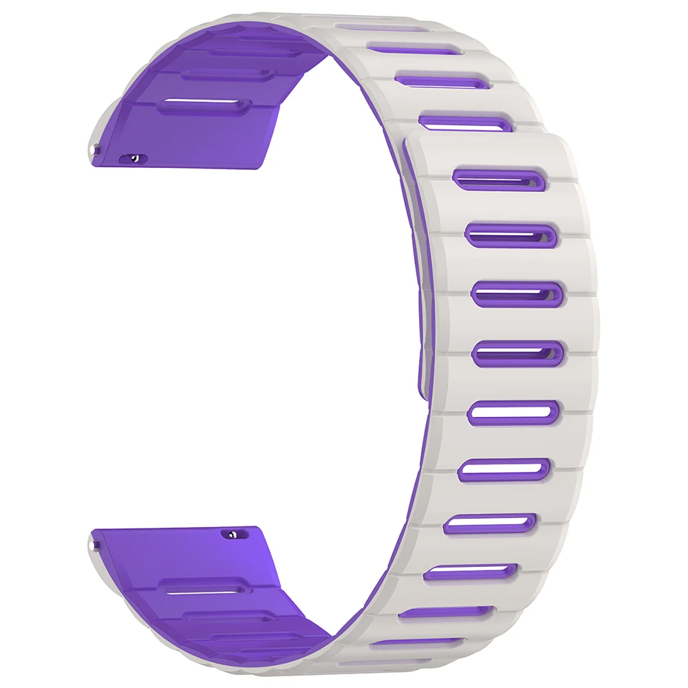 Magnetic Silicone Sport Band - 20/22mm Replacement Strap Bracelet