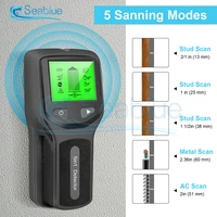 2022 New HW430 5 In 1 Metal Detector Find Metal Wood Studs AC Wire Cable Pipe Wall Scanner Electric Box Finder Wall Detector 2