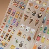 Cute Showa Confectionery Series Y2K Decoration Adhesive Tape Planner Handbook DIY Scrapbooking Journal Collage Material Stickers 1