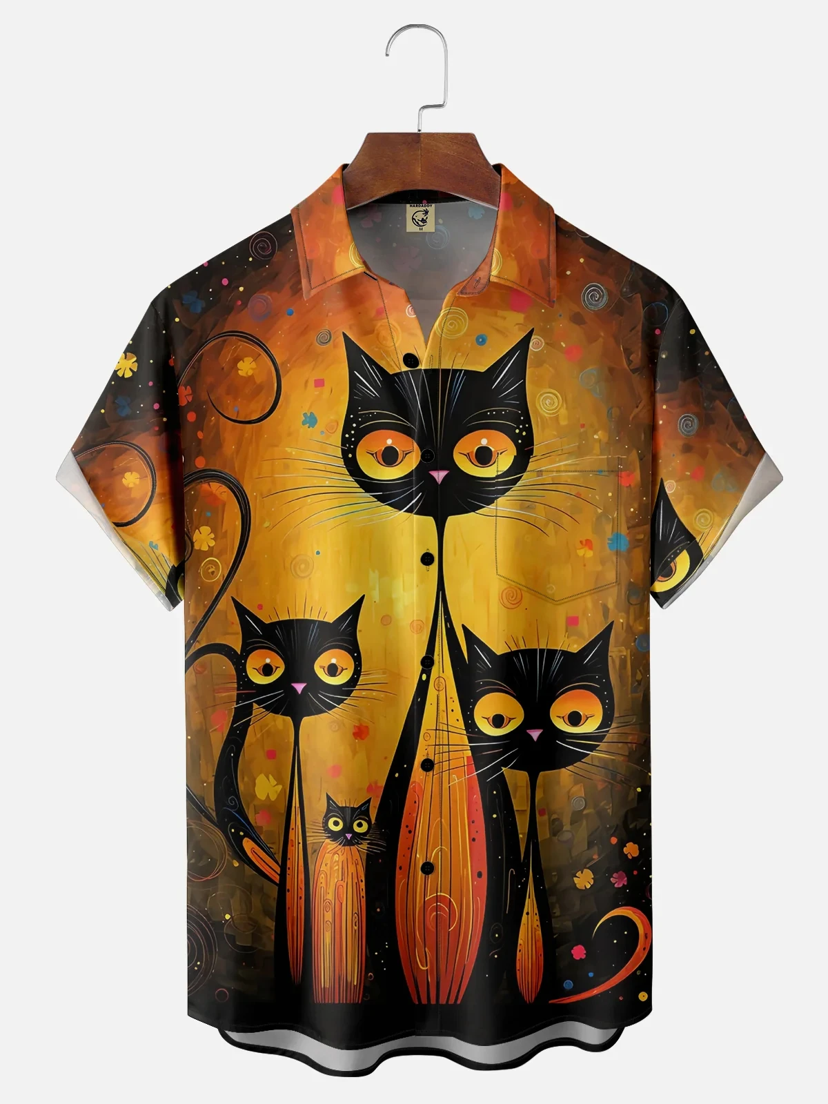 Abstract Cartoon Animal Men's Shirt 3D Print Quick Dry Short-sleeved Tops Summer Casual Men's Clothes Street fashion Shirts 5