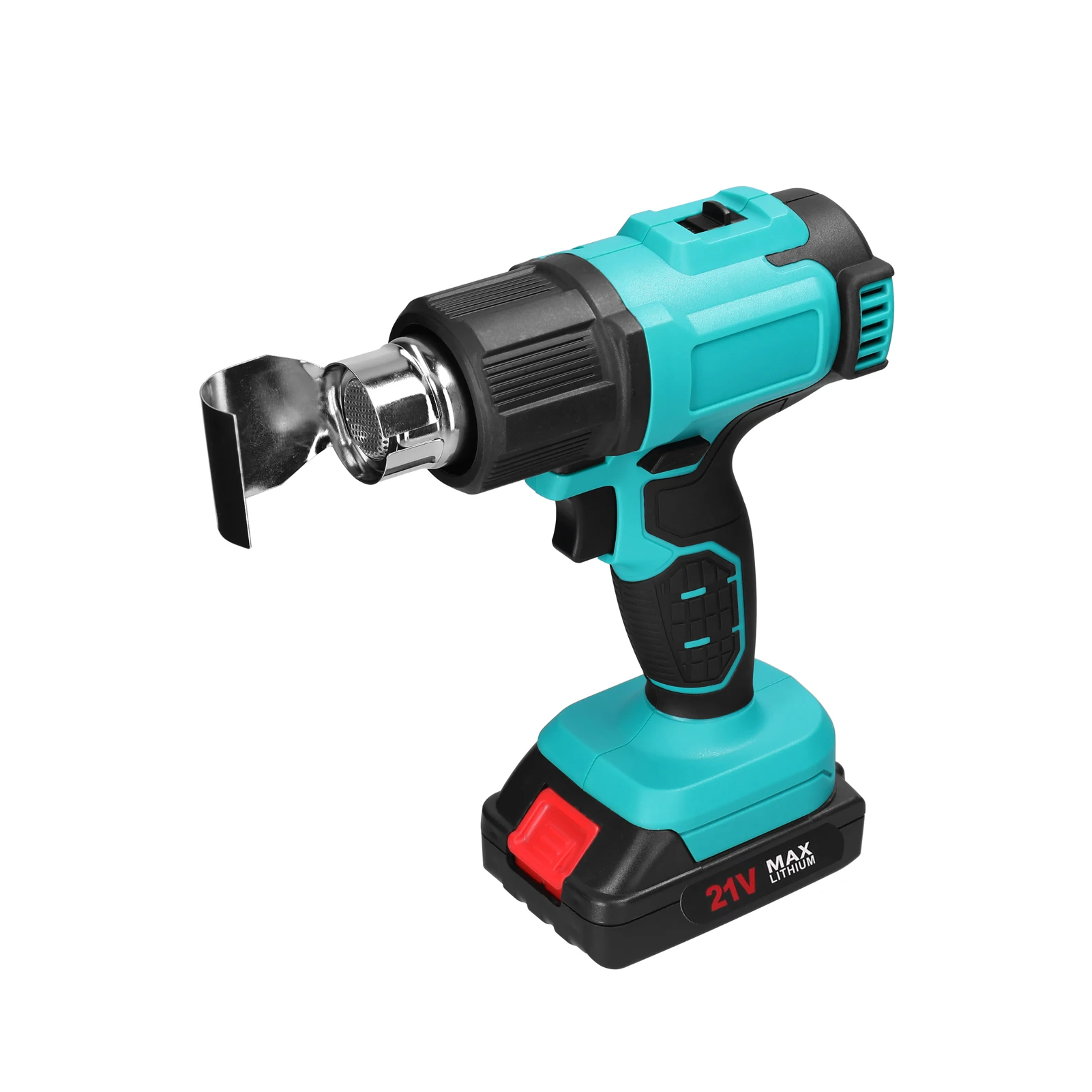 300W Cordless Hot Air Gun Machine 300-550℃ 2 Level Temperature Rechargable Hot Air Gun with 3 Nozzles For Shrink Wrapping cordless screwdriver home depot