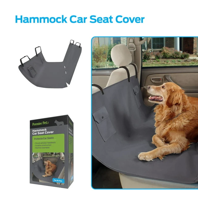 Hammock Backseat Protector Waterproof Scratchproof for Dogs Durable Against  Dirt & Pet Fur Nonslip Washable Pet Car Seat Cover + Seat Belt Leash