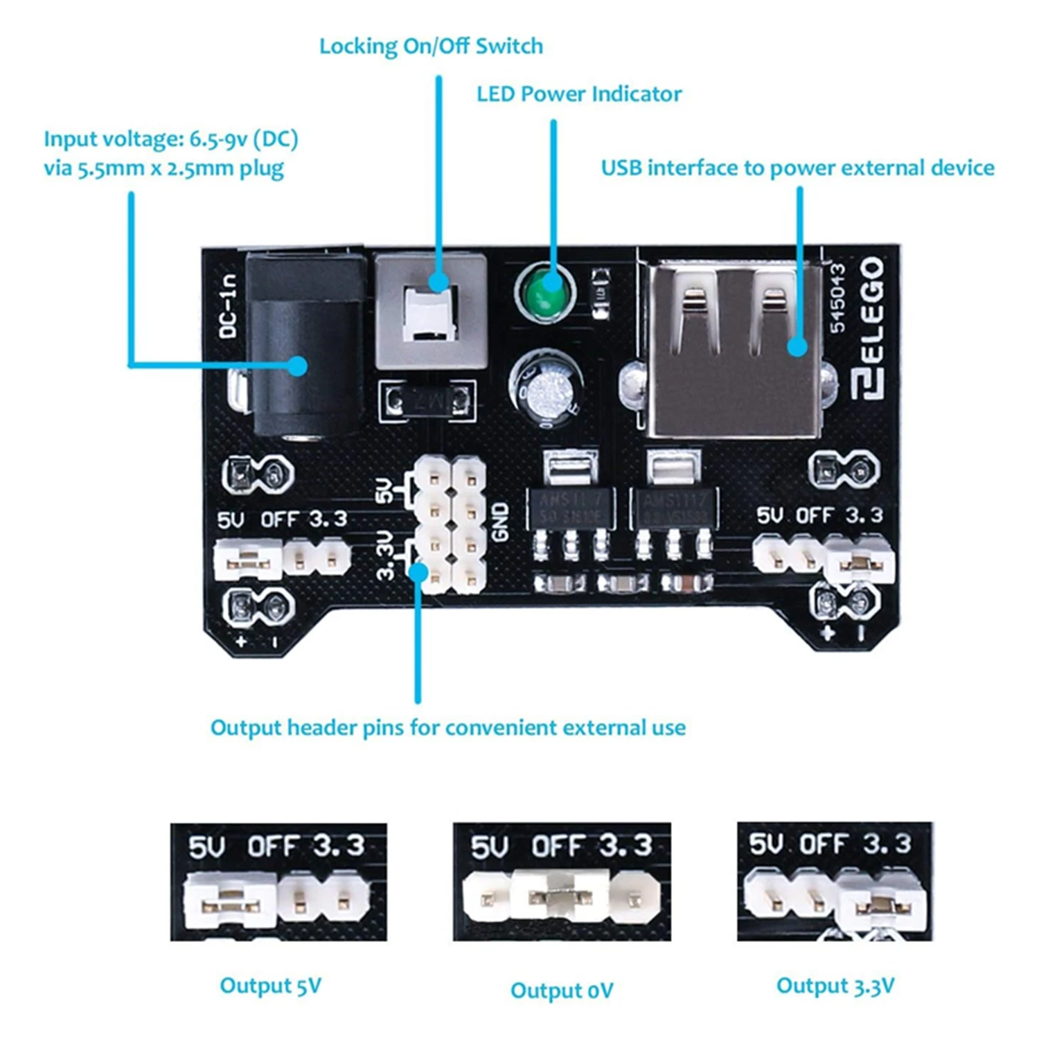 ELEGOO   ŰƮ , 극  ̺ ױ, Ŀн, LED,  Arduino   235  ׸