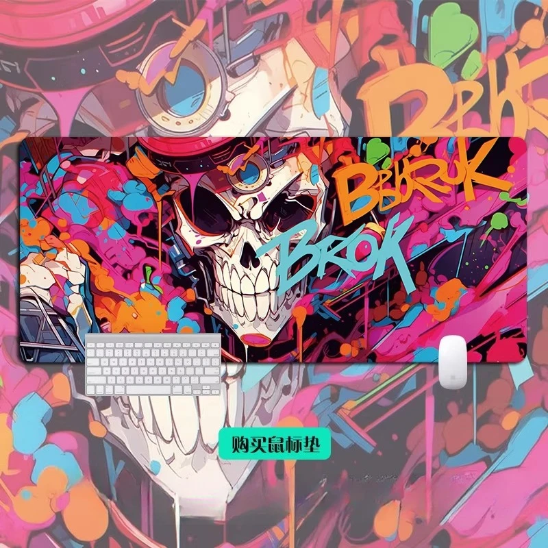 고화질 원피스 마우스 패드 사무실 데스크탑 패드 대형 애니메이션 게임 테이블 매트 노트북 키보드 미끄럼 방지 마우스 패드