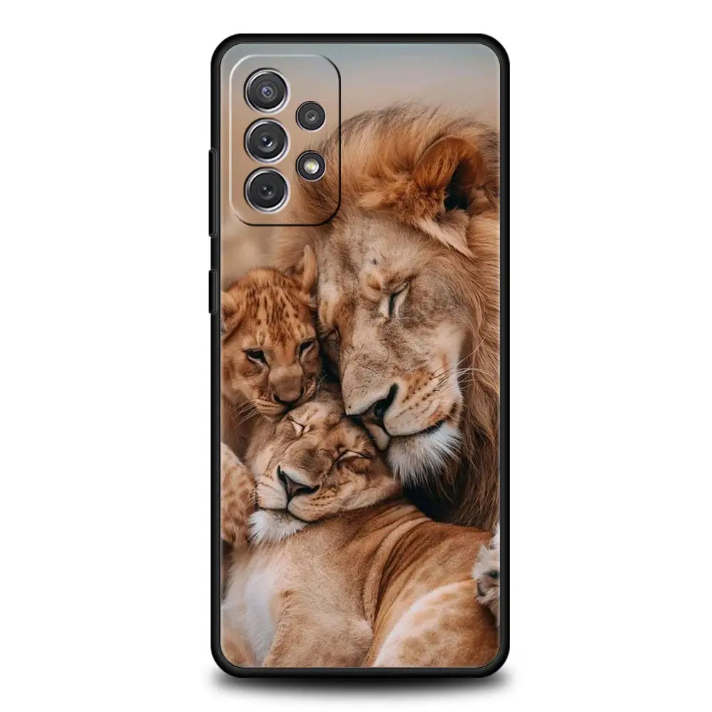 Lion Alpha Male Cub Design Phone Case