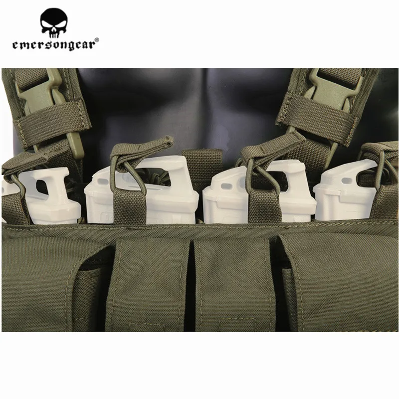 Emersongear MF 스타일 전술 가슴 장비 UW Gen IV 사냥 조끼 하네스 스플릿 프론트 캐리어 허리 매거진 백