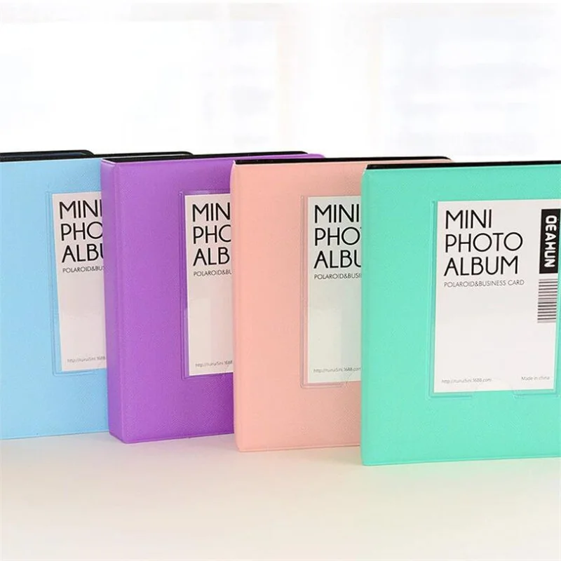 64 Tasche Mini Album Fotografico Istantaneo Custodia Per Foto Per Fujifilm Instax Mini Film 7S 8 25 50S 90 Instax Mini Album Fotografico