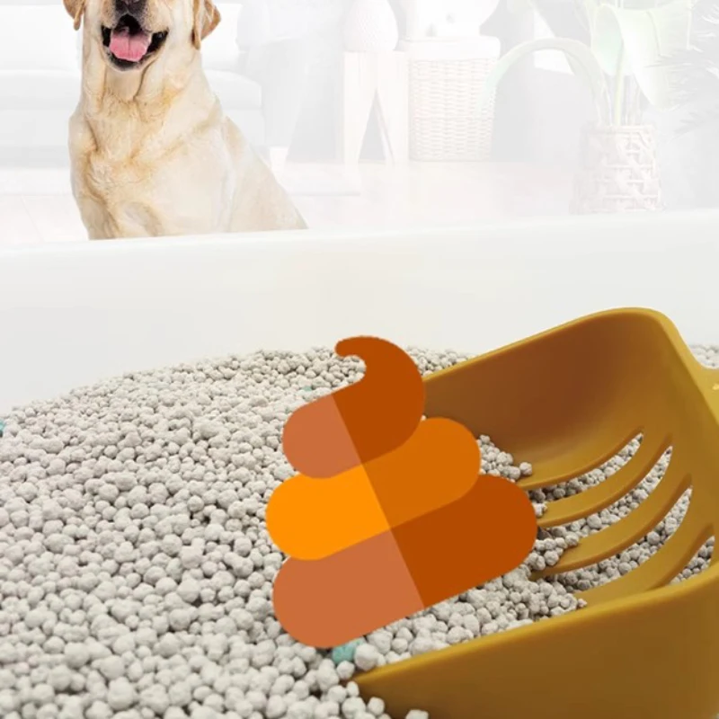 Plastics Scooper Dog Toilet Paw Cleaner Dispenser Training Dog Poop Scooper Accessories Aseo Para Perros Pet Supplies CY50DT