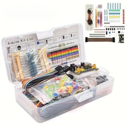 Comprehensive DIY Electronics Starter Kit with Breadboard and Components - 830 Pieces (UNO R3)