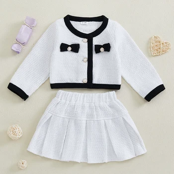 Pearl Bow Skirt Set 1