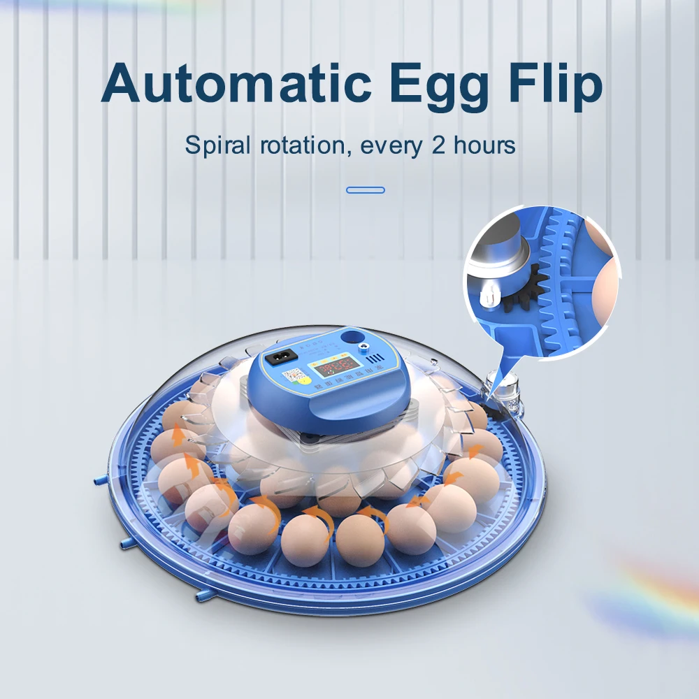 8-Eggs-Incubator-Fully-Automatic-Turning-Hatching-Brooder-Farm-Bird ...