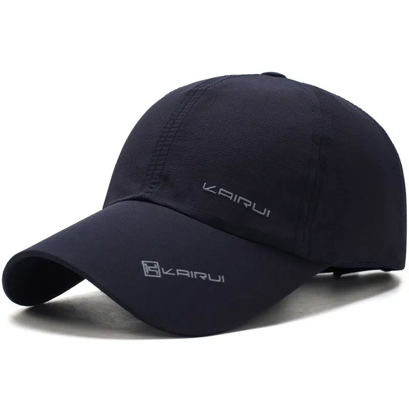 Casquette baseball quatre saisons séchage rapide pêche sport outdoor lettre imprimée