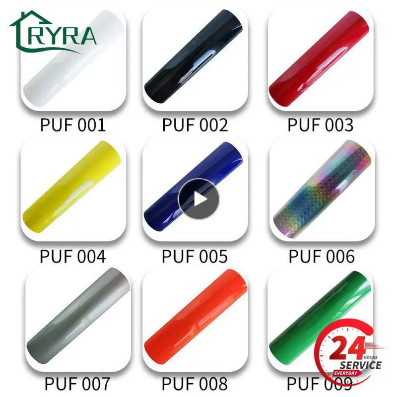 Puff Heat Transfer Vinyl Press Machine Iron On Custom Tshirt Easy To Cut Weed Htv Vinyl Per Cricut Machine