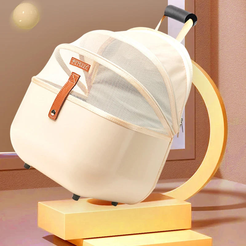 Portable Pet Cat Backpack Foldable Breathable Waterproof Pet Carrier Bag Outdoor Travel Backpack For Cat And Dog Supplies