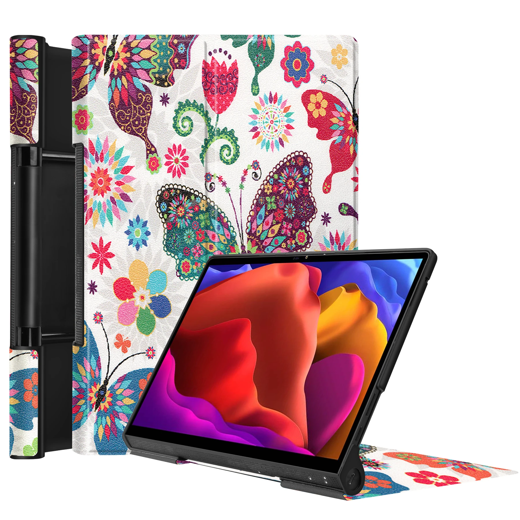 Custodia In Pelle Pu Di Lusso Per Lenovo Yoga Tab 13 11 Yt-K606F Yt-J706F 2021 Yoga Smart Tab 10.1 2019 Yt-X705F Yt-X705X Copertura Del Supporto