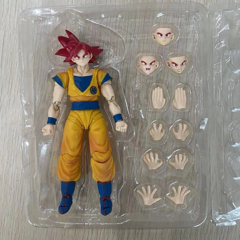 Dragon Ball Super Saiyan Goku Action Figures, Cabelo azul Modelos,  Brinquedos colecionáveis