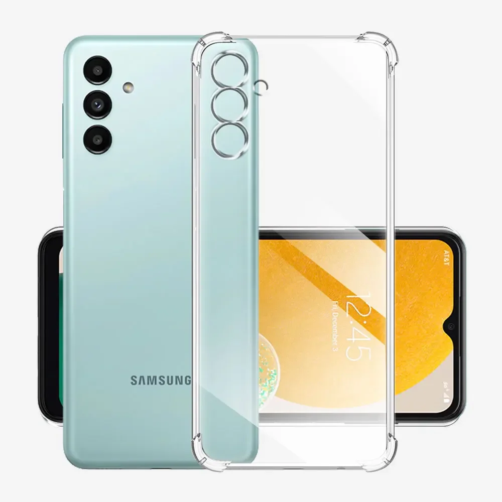 Shockproof Clear Silicone Soft Case - Durable Protective Back Cover