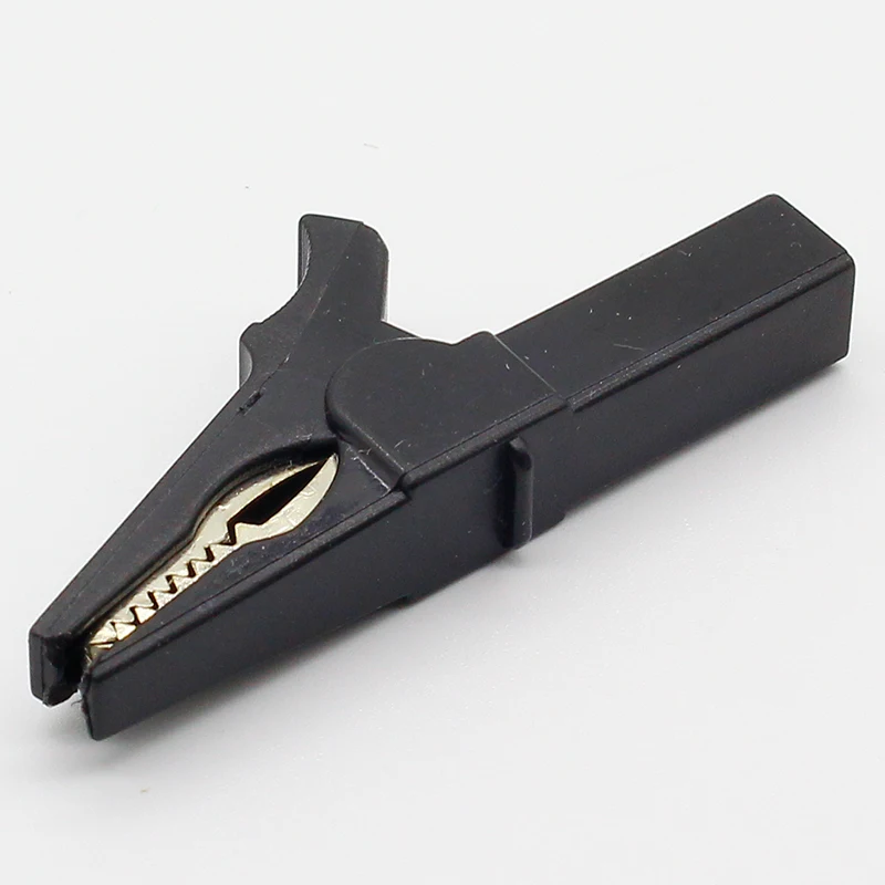 Battery test clip 55MM HV alligator clip for banana plug 4mm multimeter pen cable probes crocodile 2PCS