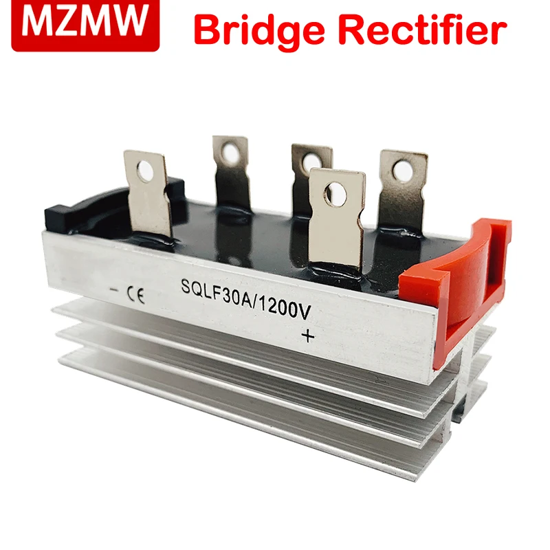 Rectifier Bridge MZMW Single and Three Phase QLF SQLF-10A 20A 30A 35A 50A 1200V Diode Module with Heat Sink For Generator