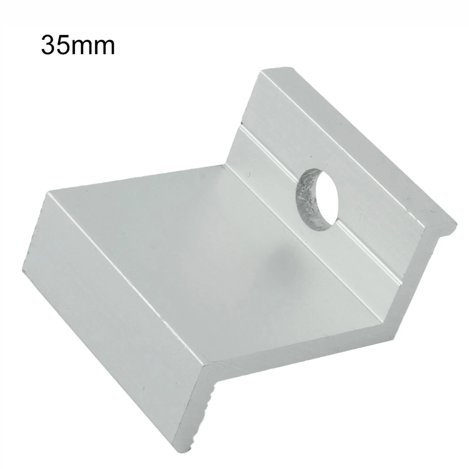 10Pcs Photovoltaik Solar Panel Mount Zubehör PV End Clamp Aluminium Legierung Solar-Panel Racking Halterungen Zubehör PV End klemme – Detail 27