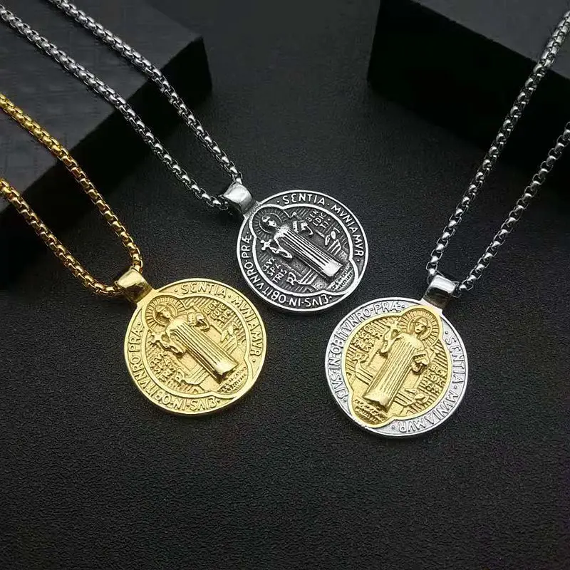 Ciondolo Santino San Gennaro In Argento | Pendenti Traditional Ciondolo Santino San Gennaro In Argento | Pendenti Traditional