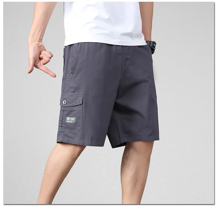 Men's Shorts Loose Casual Middle-aged Capris in Summer Wear Dad's Pure Cotton Home Pants Outside in Summer Casual Shorts 2022 casual shorts for men