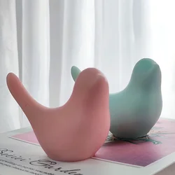 Nordic Simple Bird Candle Silicone Mold Homemade Ice Tray Aromatherapy Gypsum Soap Resin Epoxy Mould Home Decor Wedding Souvenir